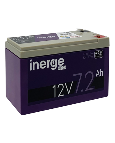 Akumulator AGM 12V 7.2Ah INERGE PRO